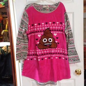 Emoji the Iconic Brand Poop Emoji Nightgown Size 2XL/3XL (20W-24W)